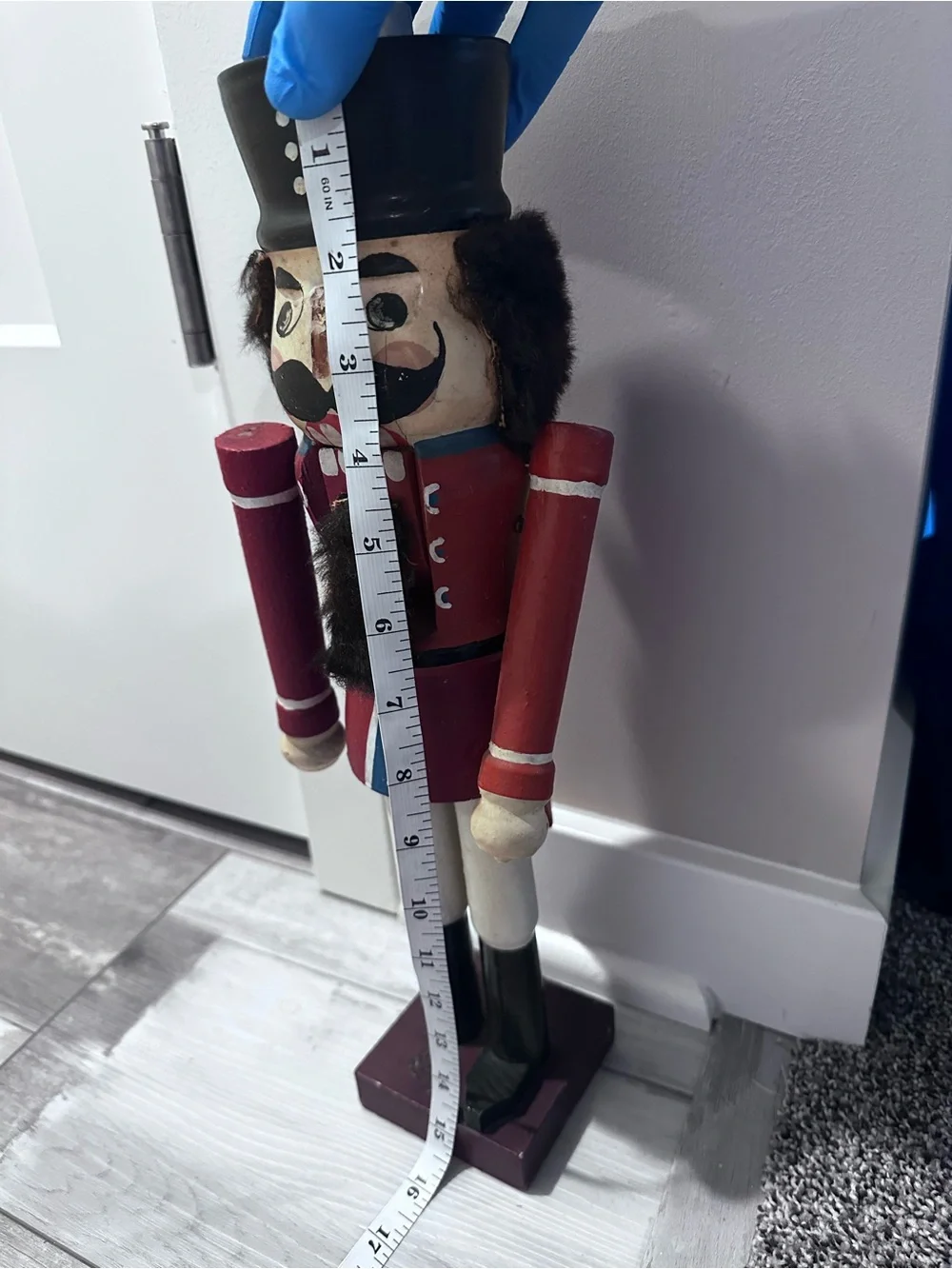 Classic Red Wooden Nutcracker Soldier,15 inches